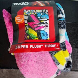 Star Wars R2D2 Super Plush Throw 46"x60"